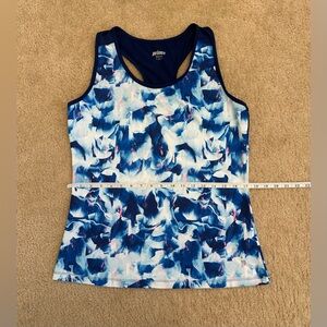 Prince Women's Abstract Blue Tennis Tank Top